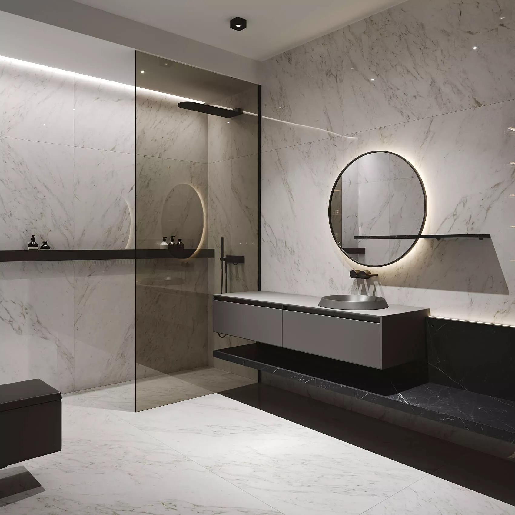 Купить Керамогранит ARTCER 1XL Rok Carrara White POLI 120x180