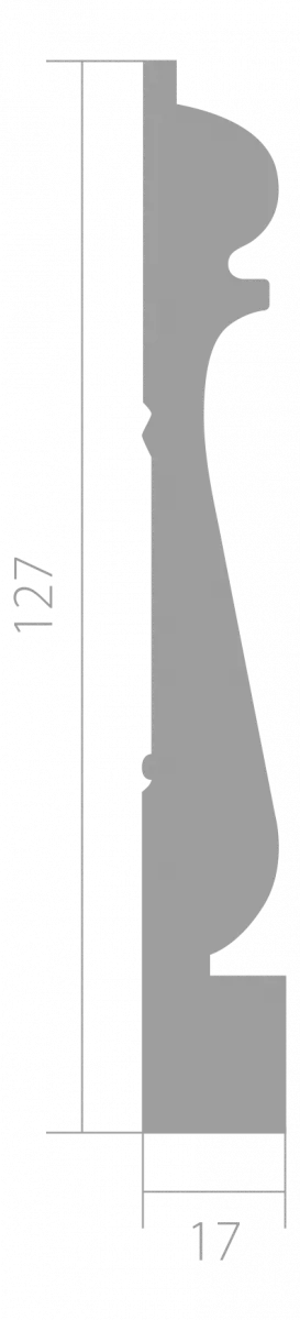 Купить Плинтус Ultrawood арт. Base 5573 (2440 x 127 x 17 мм.)