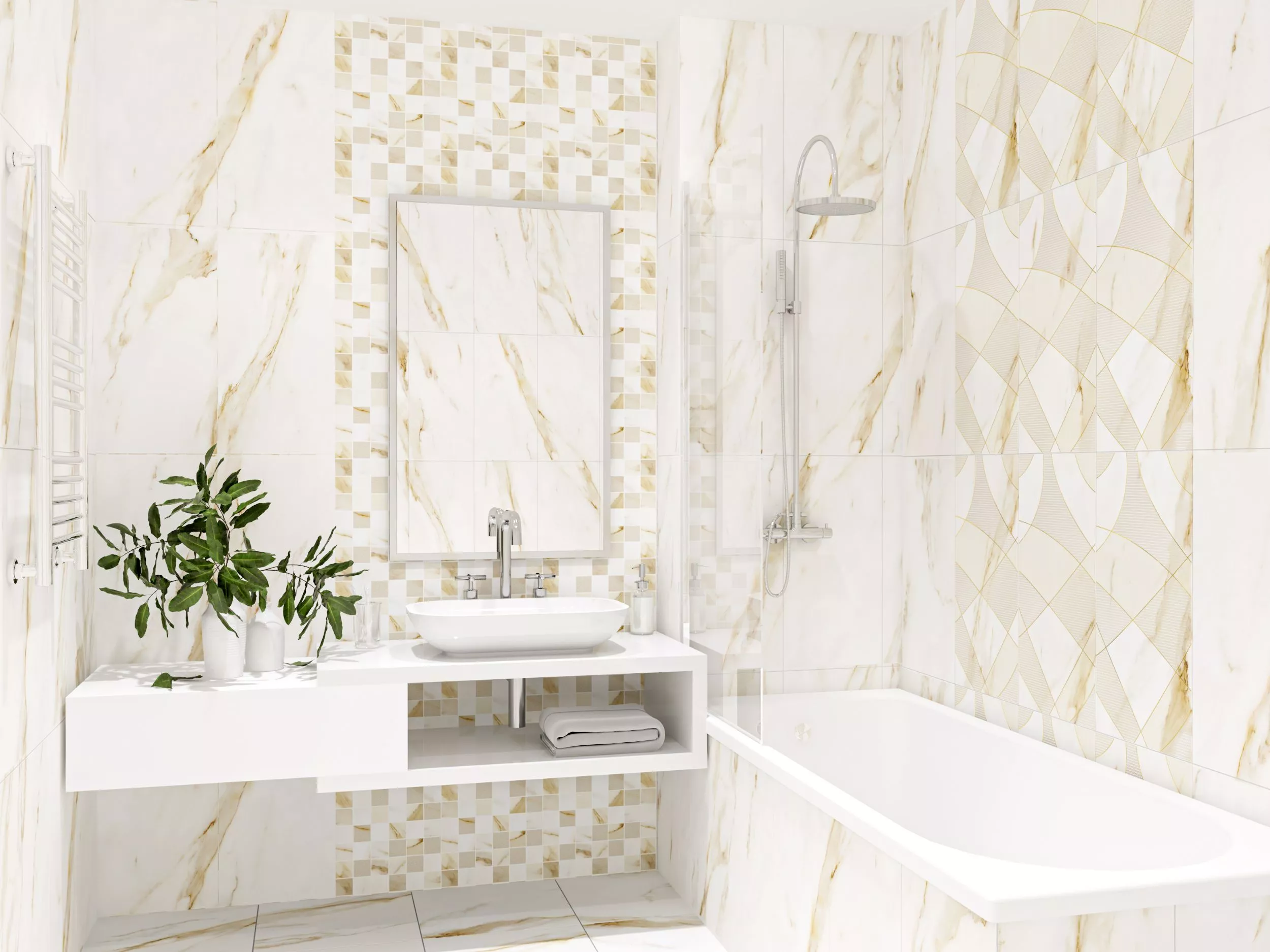 Купить Керамогранит 847913101 Calacatta Royal (Калакатта Роял)  60х60, Azori