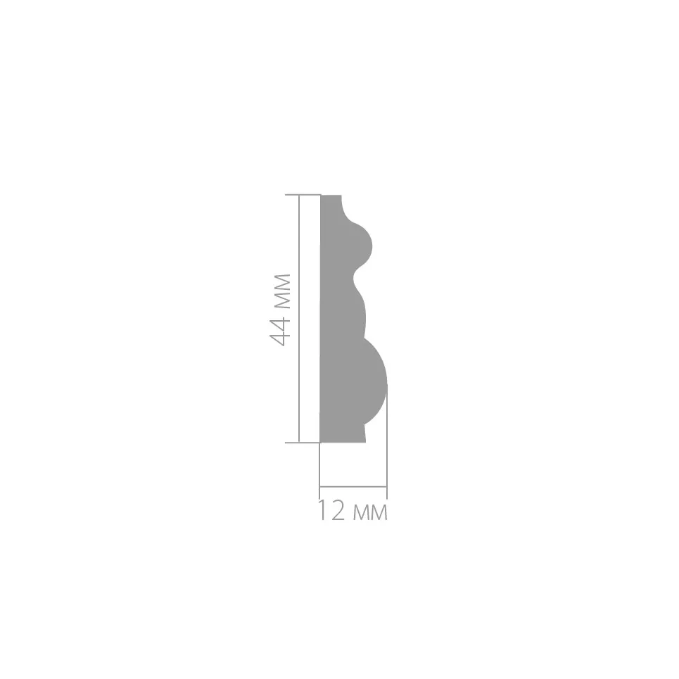 Купить Молдинг Ultrawood арт. U 0008 (2000 х 44 х 12)
