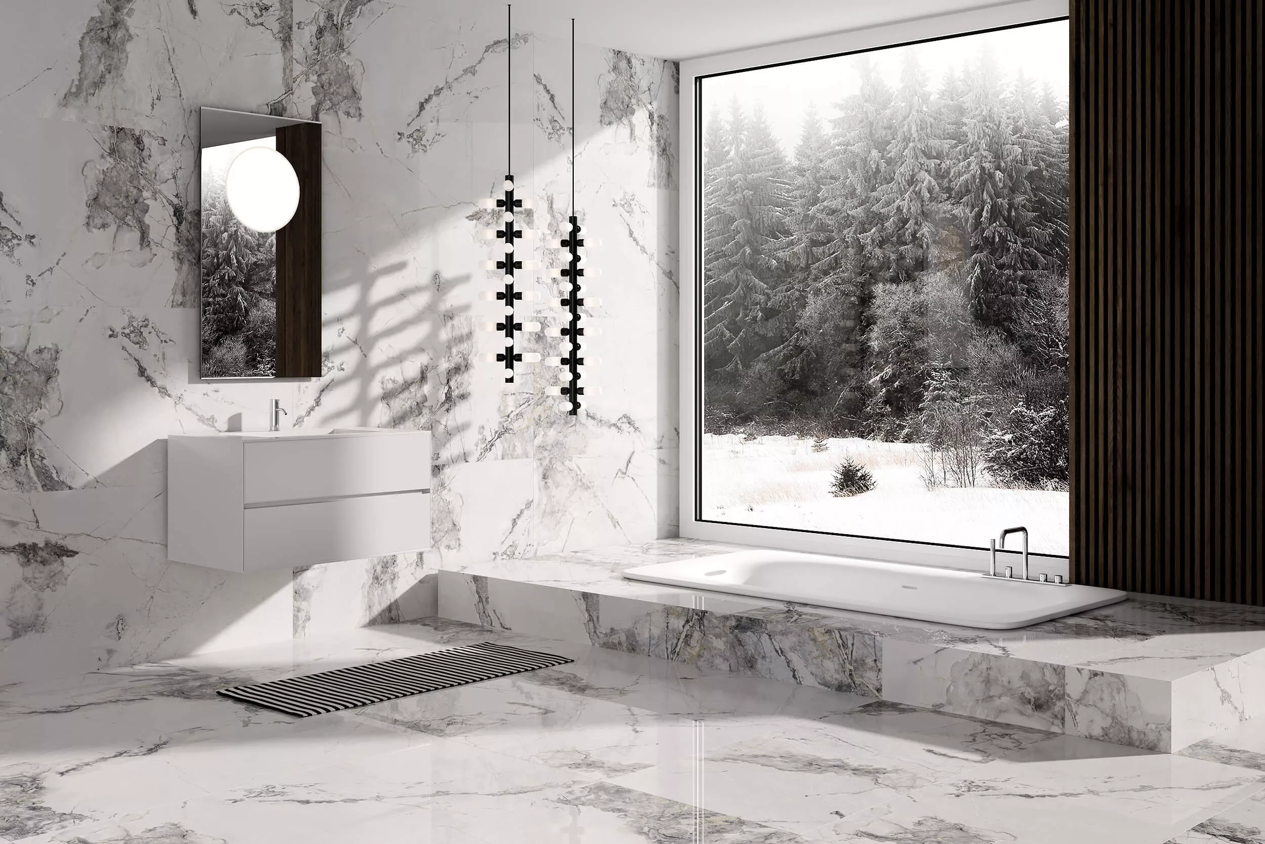 Купить Керамогранит ARTCER Marble SVPL 6050 9 mm CARV 60x120