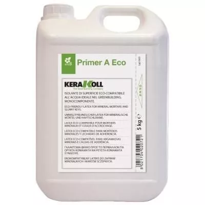 Kerakoll Primer A Eco Грунтовка на водной основе, концентрат 5 кг.