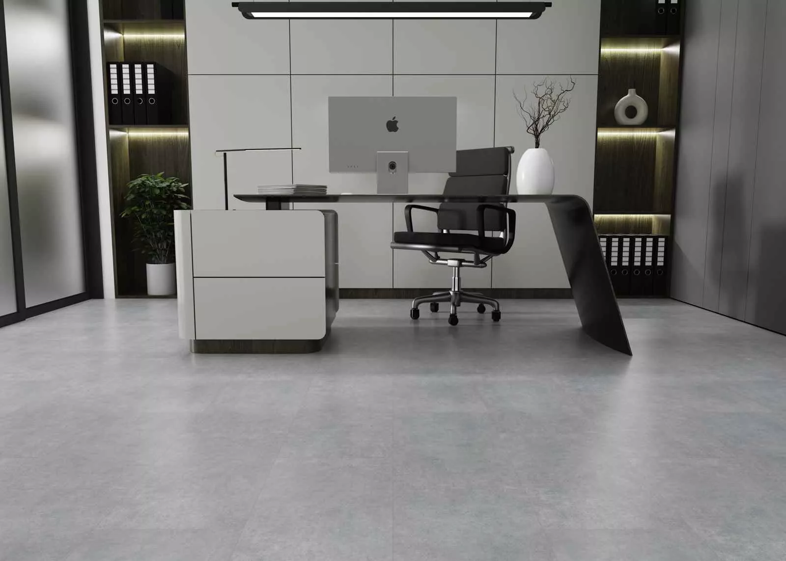 Купить SPC плитка (замковая) IDEAL FINE STONE 04008 Ashen