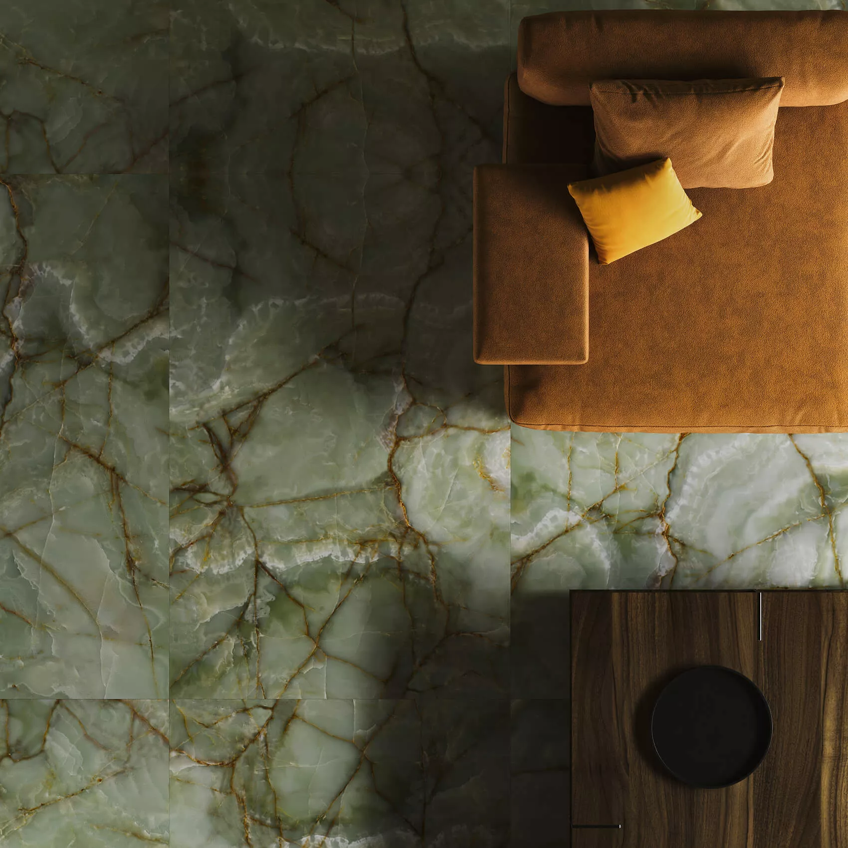 Купить Керамогранит ARTCER 1XL Onyx Green POLI 120x180