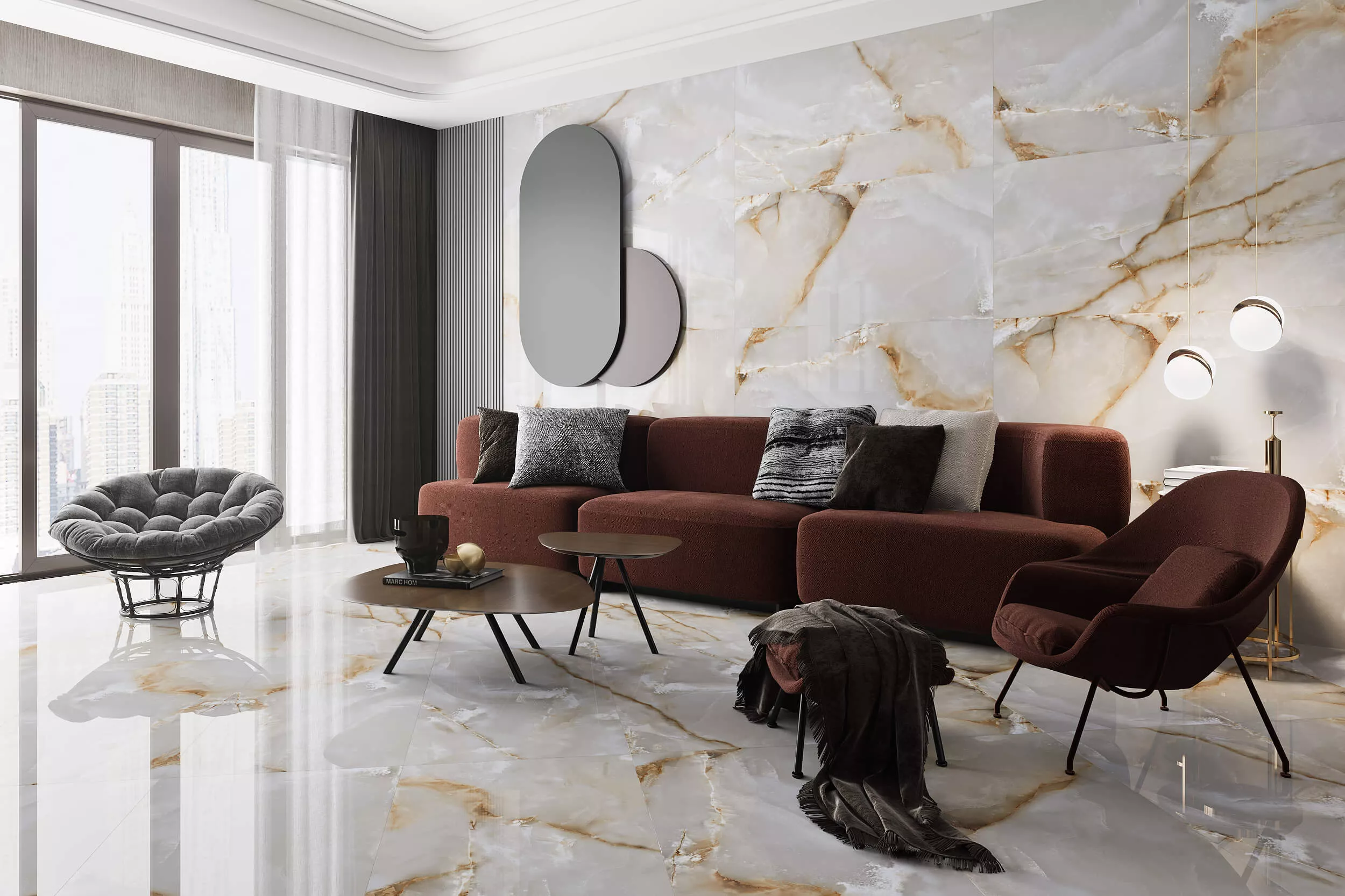 Купить Керамогранит ARTCER Onix Persian Natural 9 mm POLI 60x120