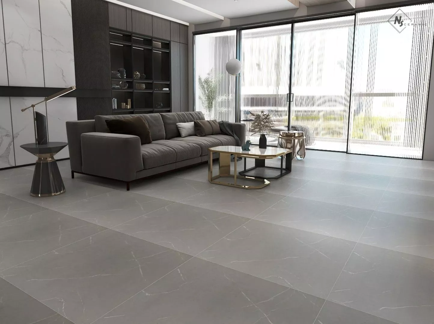 Купить Керамогранит NSceramic NSC8042 серый 800x800