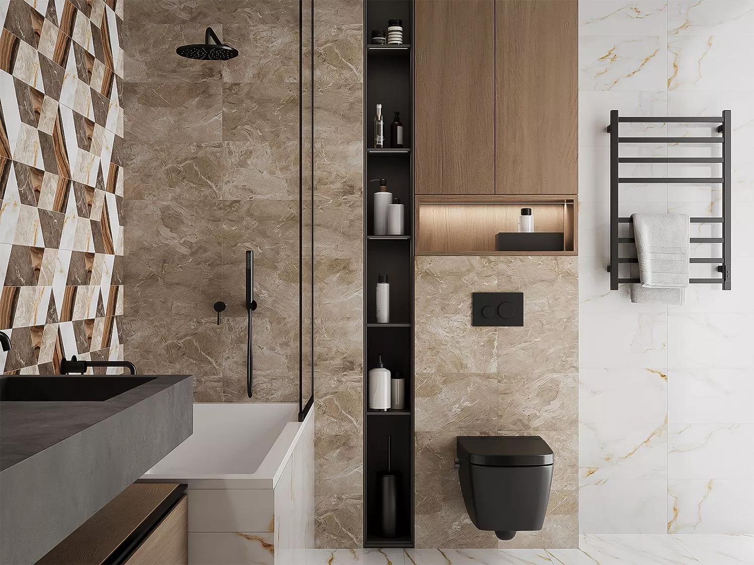 Купить 10100001521 Joy (Джой) white wall 01 плитка для стен 25х60, Gracia Ceramica
