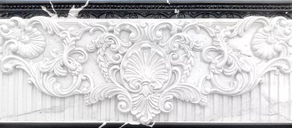 Купить Бордюр настенный Armonia Estatuaria Isabel Blanco Cenefa 11x25
