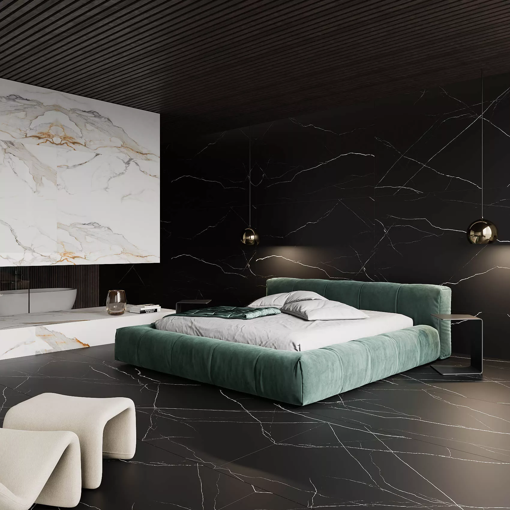 Купить Керамогранит ARTCER 1XL Fitch Nero MATE 120x180