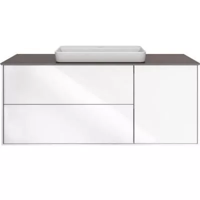 Тумба PLAZA Modern подвесная 120 белый 3 ящика