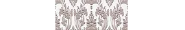 Купить Декор 583161002 Chateau (Шато) Mocca Lis коричневый бордюр 20,1х4,7, Azori
