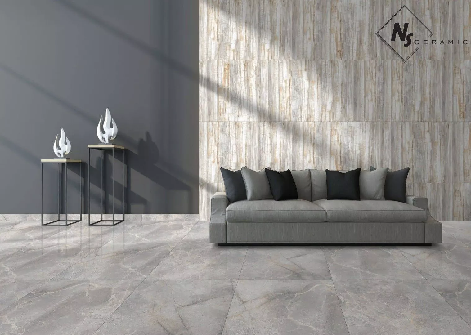 Купить Керамогранит NSceramic NSC8031 коричневый 800x800
