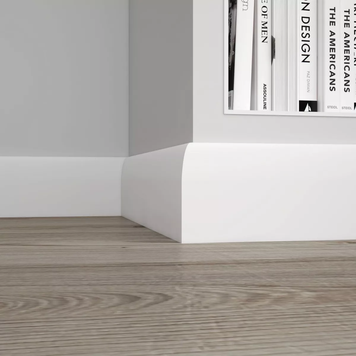 Купить Плинтус Ultrawood арт. Base 0017 W (2000 x 100 x 14 мм.)