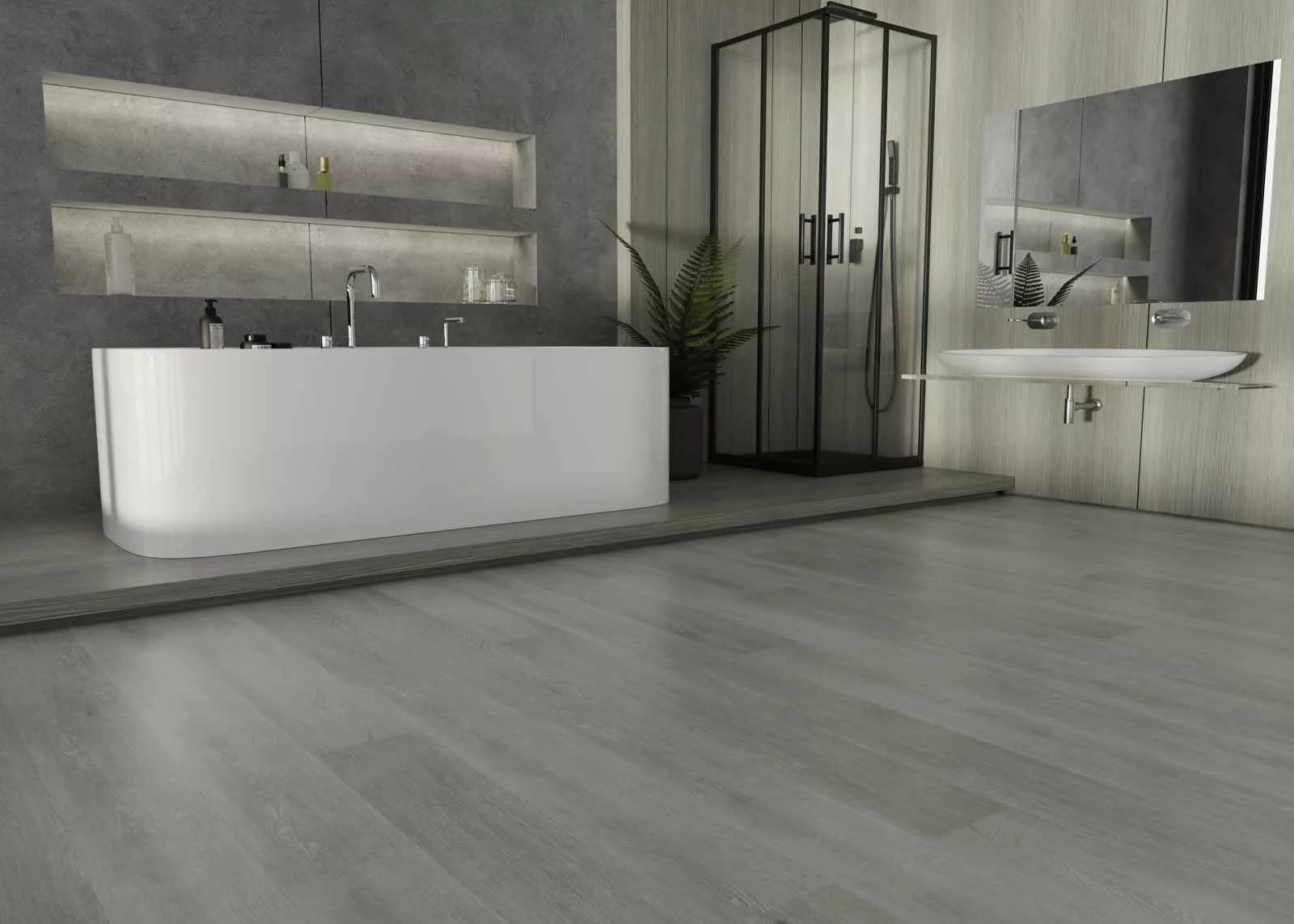 Купить SPC плитка (замковая) IDEAL PRIME WOOD 01006 Platinum