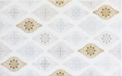 10300000186 Фелиса бел декор 01 глянцевая 25х40, Gracia Ceramica