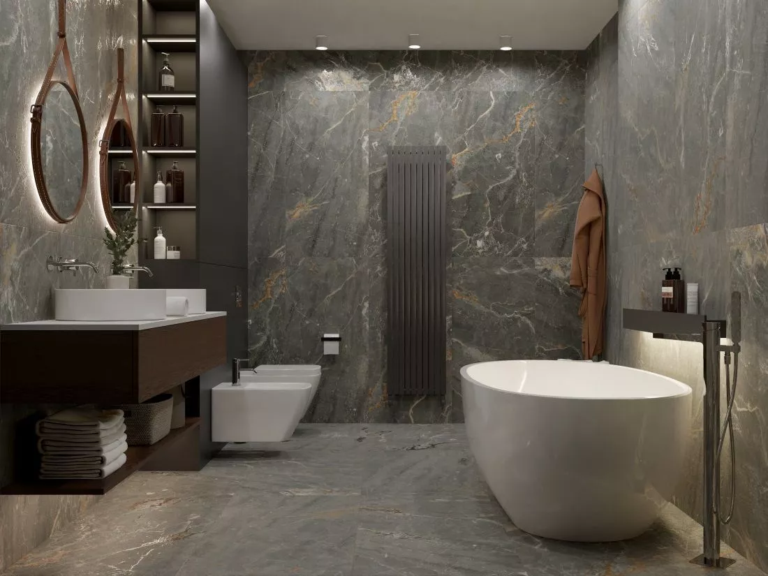 Купить Керамогранит Primavera Hez Grey Grit Granula 60x120 см (GG206)