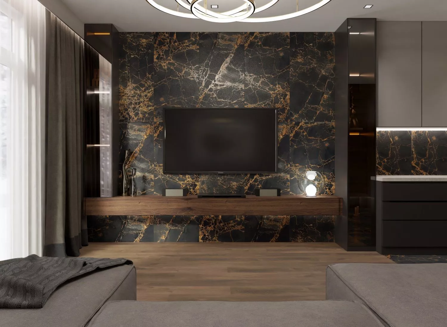 Купить Керамогранит Primavera Golden Black Grit Granula 60x120 см (GG203)