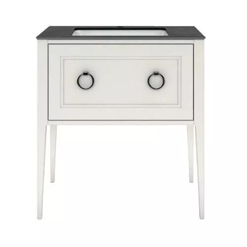 Купить Тумба PLAZA Classic напольная 80 белый 1 + (1) ящики 810 PL.C.80.1+1\WHT