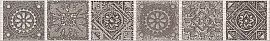 Купить Декор 585591001 Grazia (Грация) Mocca Nefertiti коричневый бордюр 40,5х6,2, Azori