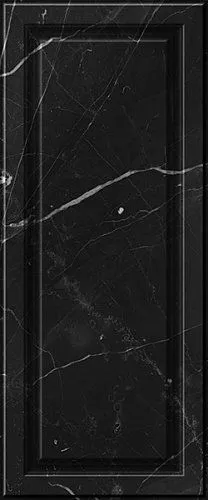 Купить 10100001219 Noir black wall 02 глянцевая плитка для стен 25х60, Gracia Ceramica